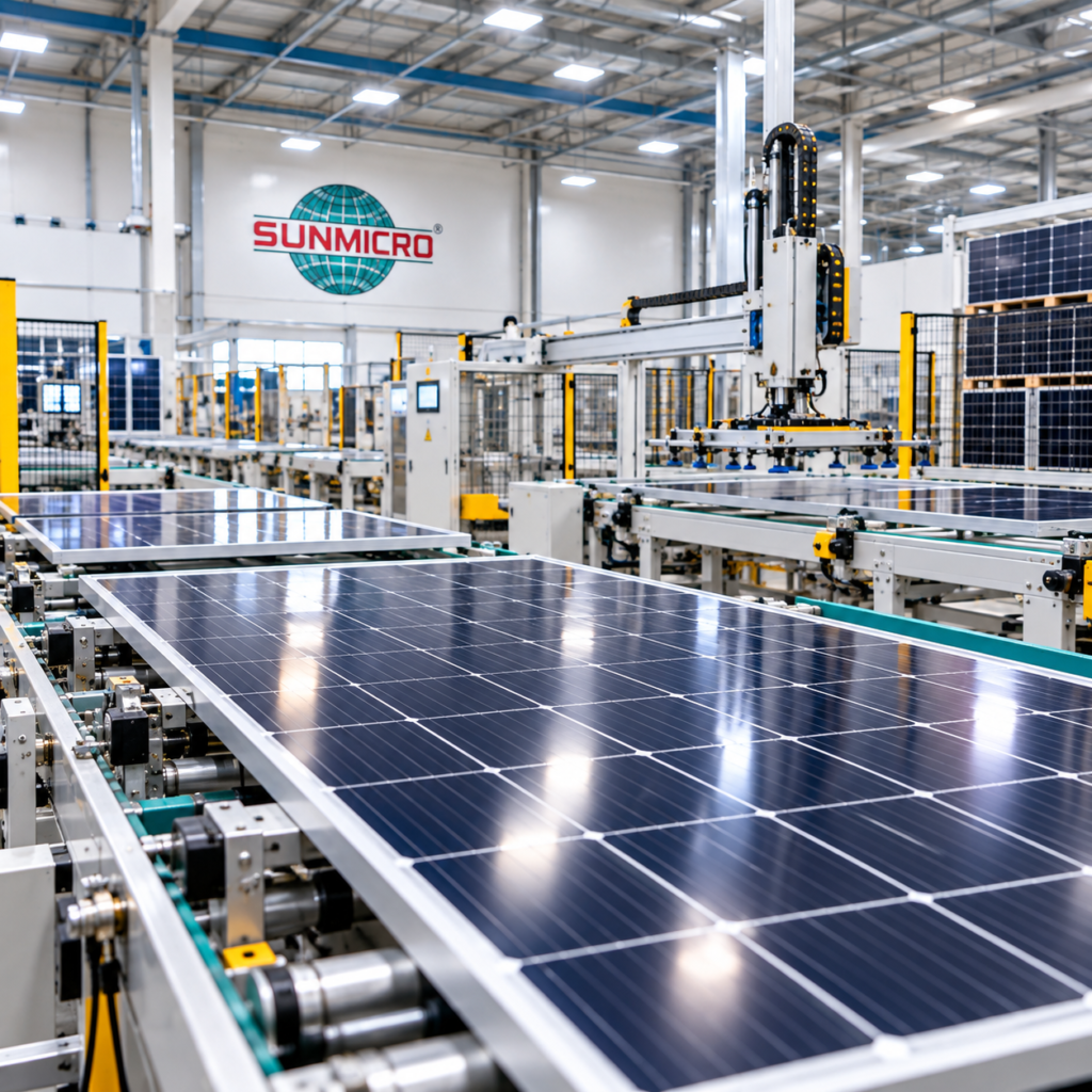 Sunmicro Solar panel manufacturing