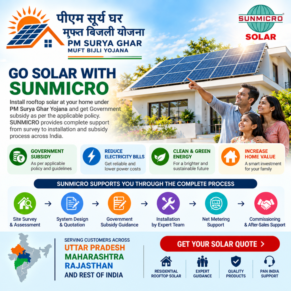 PM SURYGHAR VENDOR FOR UTTARPRADESH, RAJASTHAN, MAHARASHTRA AND REST OF INDIA